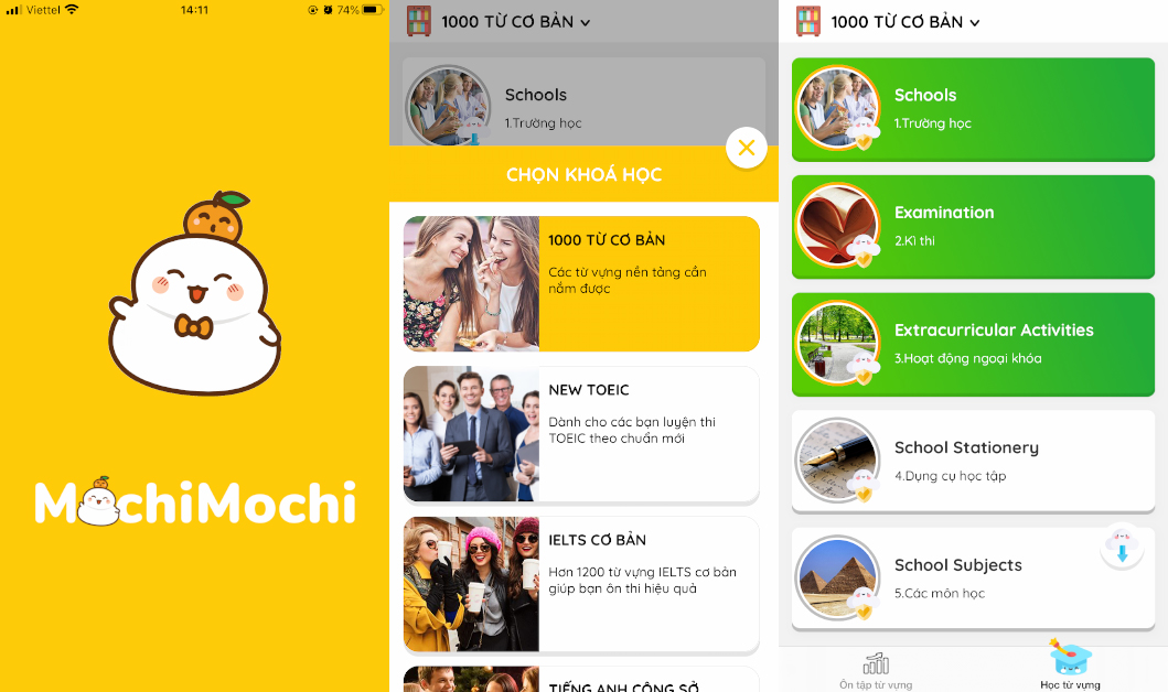 mochimochi khóa học