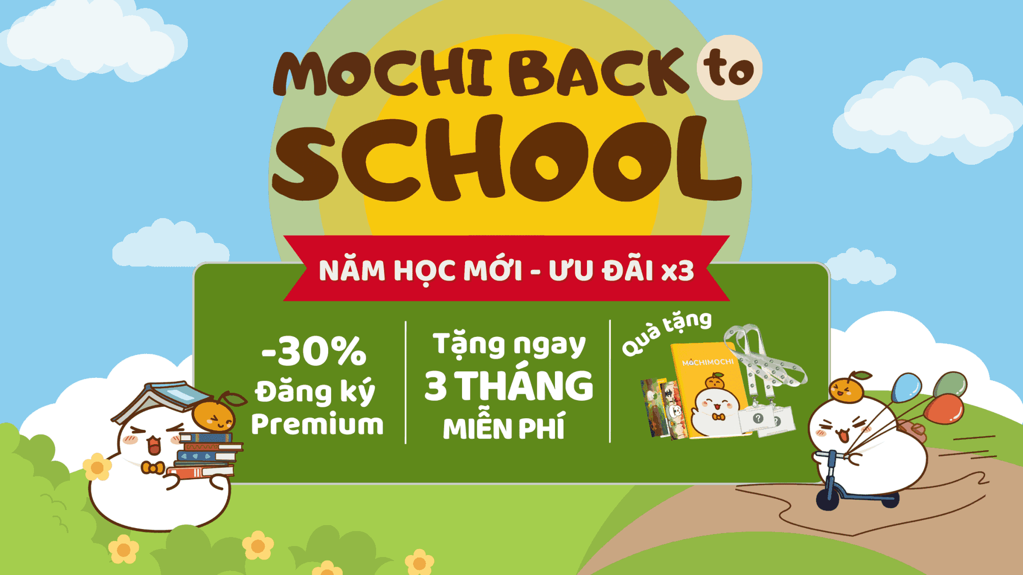 Mochi Back to School – Hướng dẫn tham gia chương trình