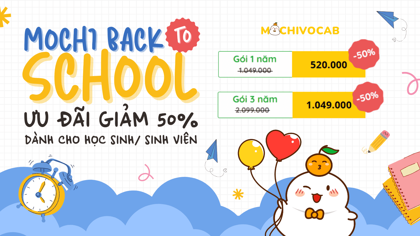 Mochi Back to School – Hướng dẫn tham gia chương trình