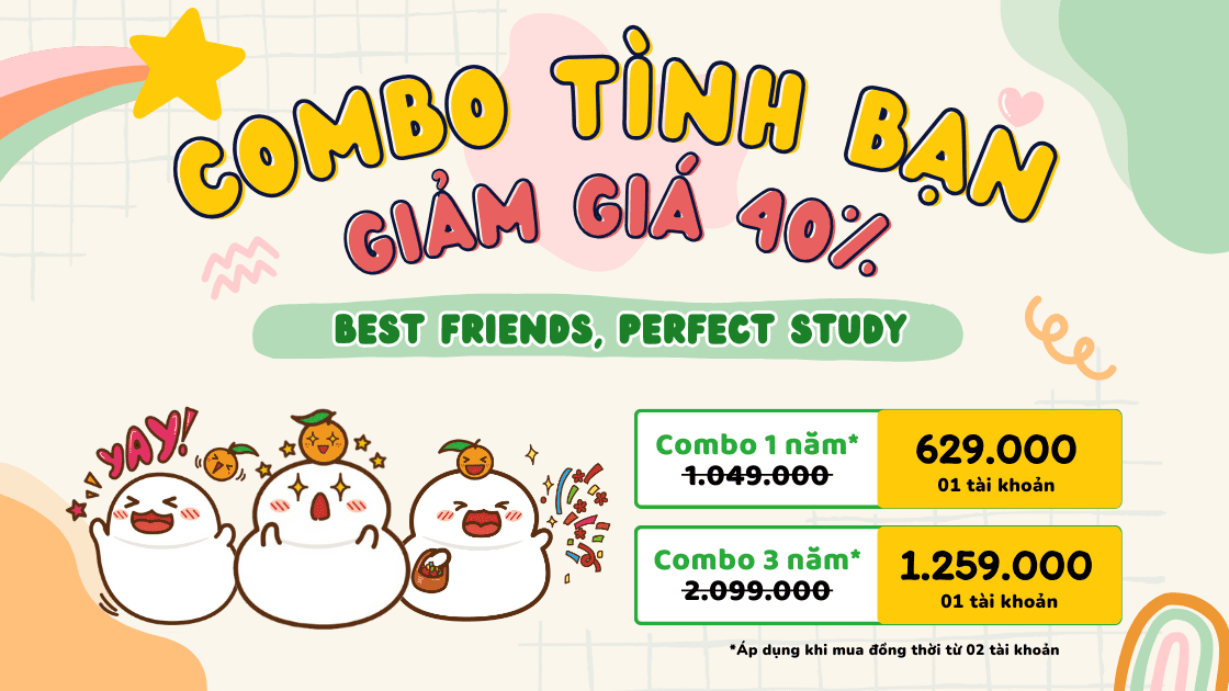 MochiMochi giới thiệu Combo Tình Bạn: Giảm Giá 40% khi mua theo nhóm