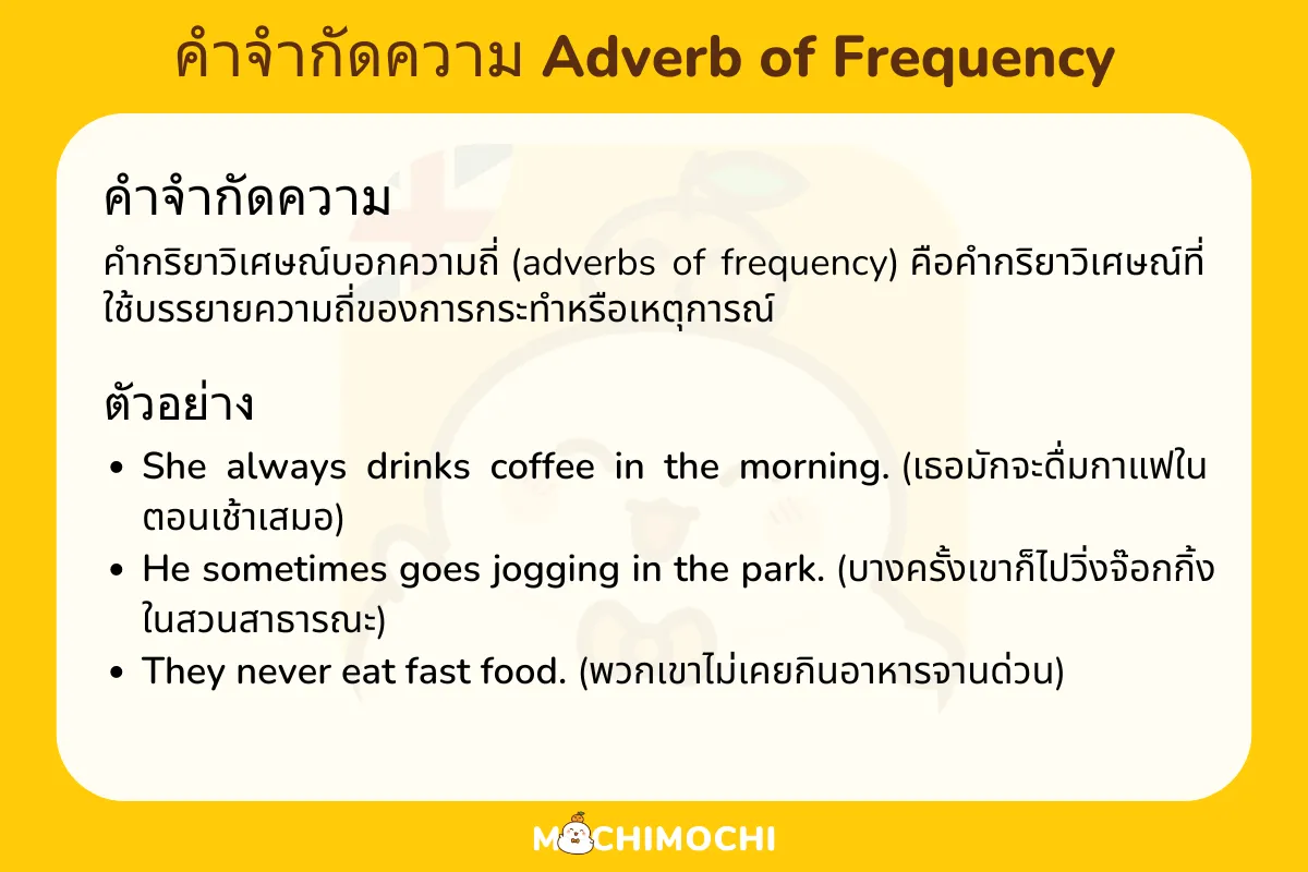 Adverb of Frequency