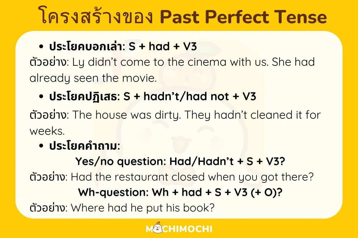 past perfect thailand