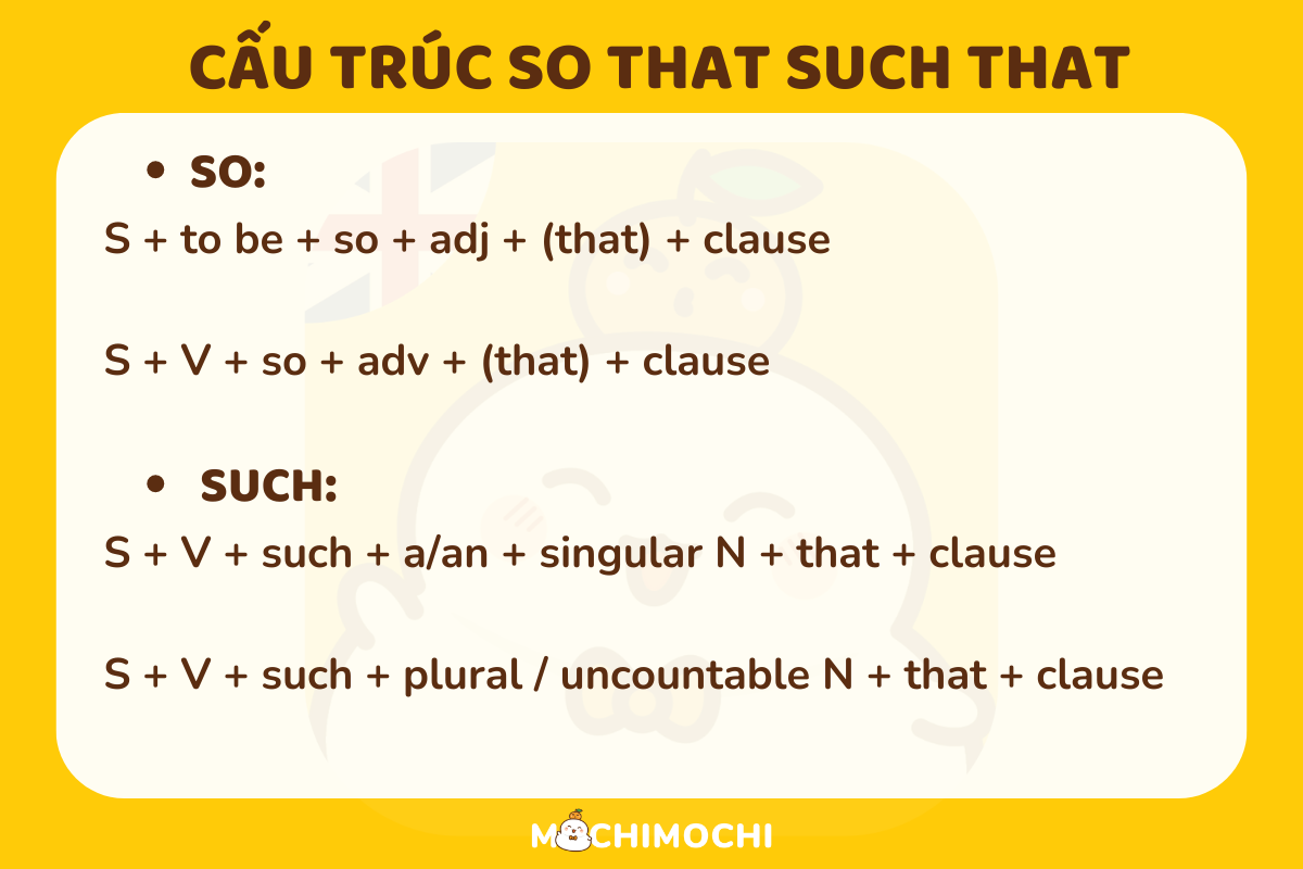 cấu trúc so that such that