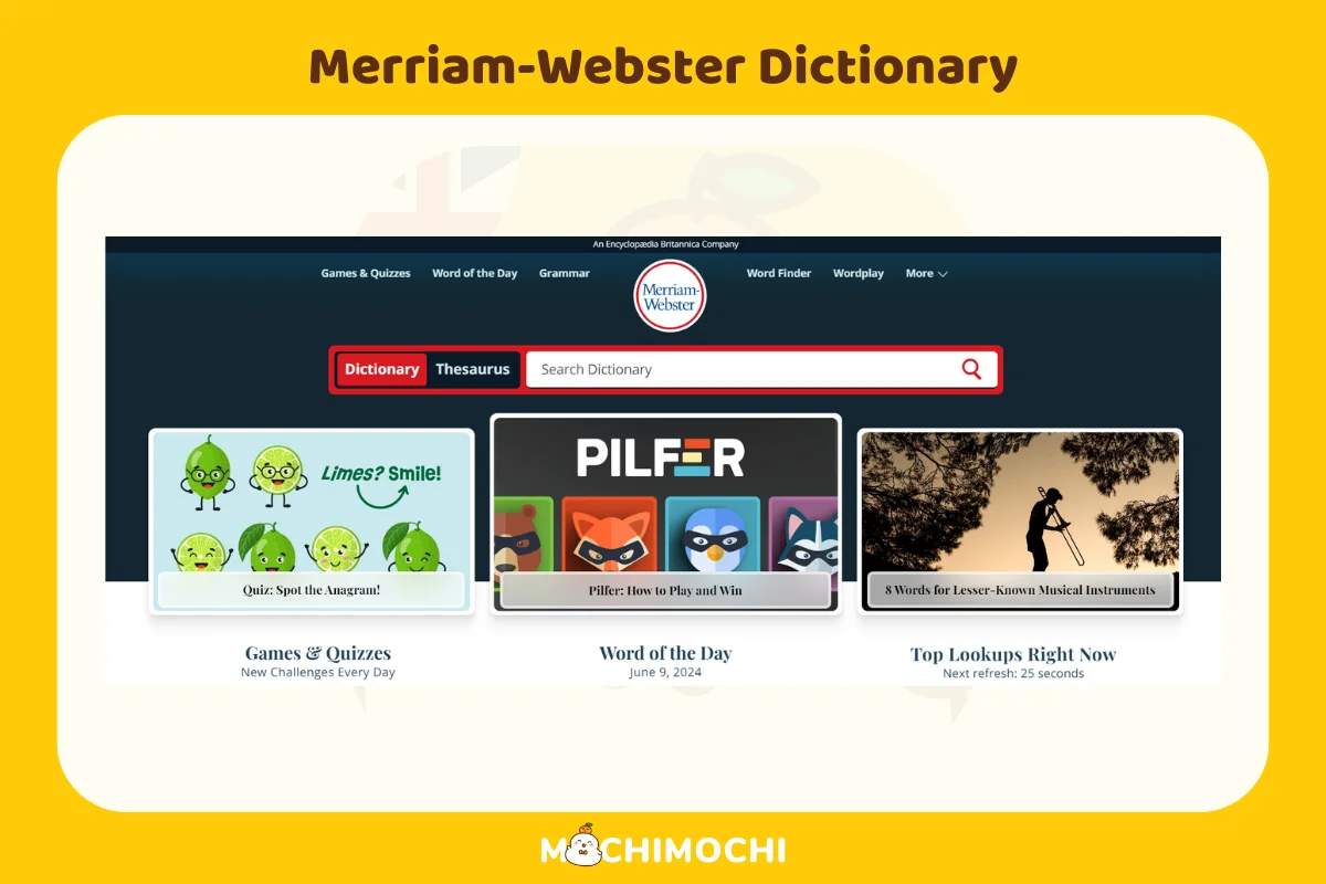 tra phiên âm tiếng anh eerriam-webster dictionary