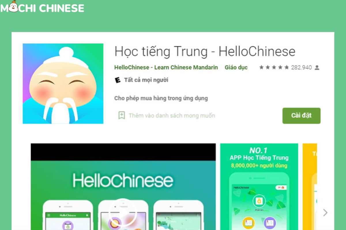 Ung dung HelloChinese