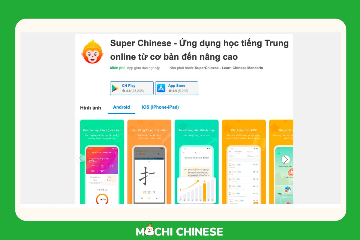 Ung dung Super Chinese