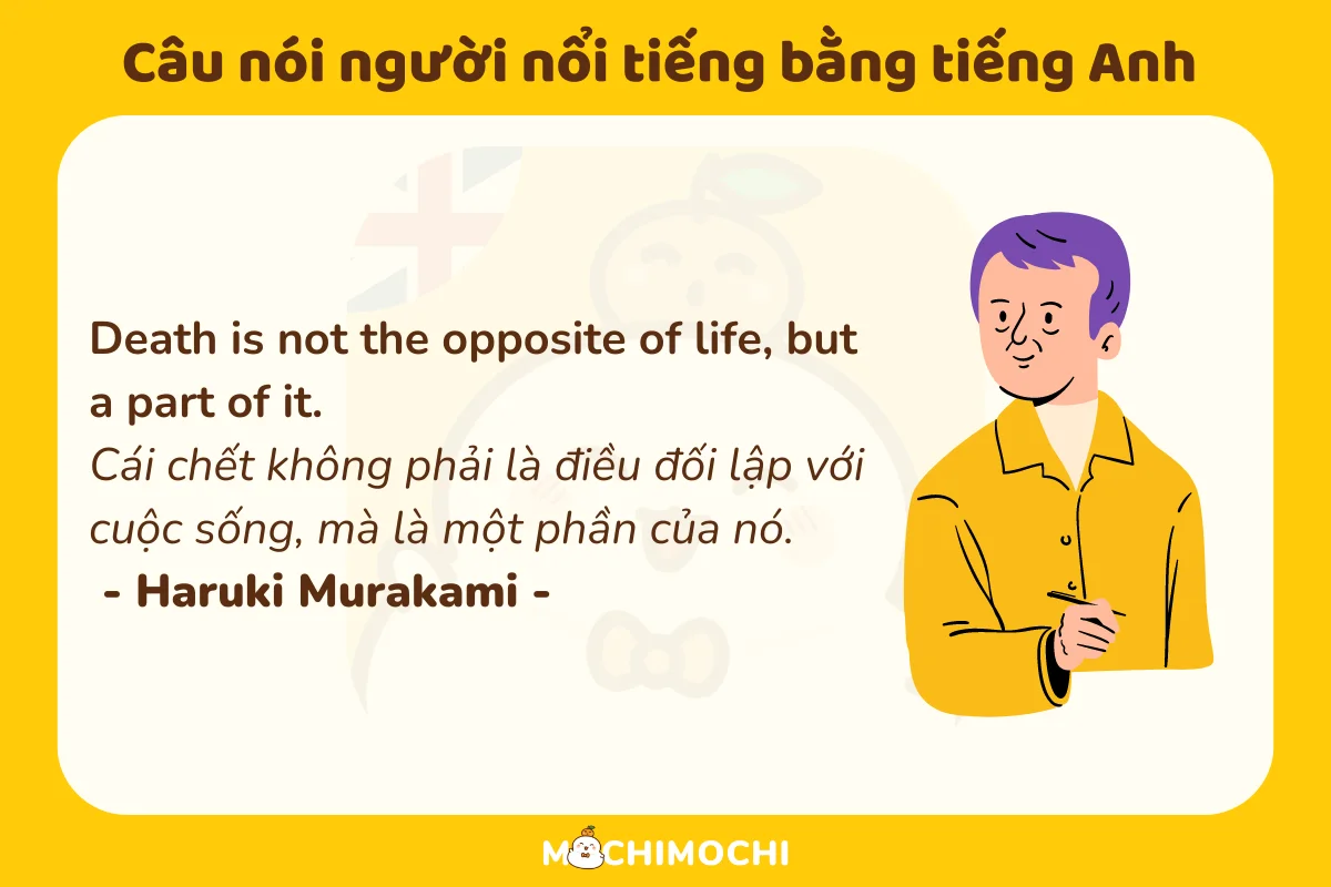 câu nói chia buồn của người nổi tiếng tiếng Anh