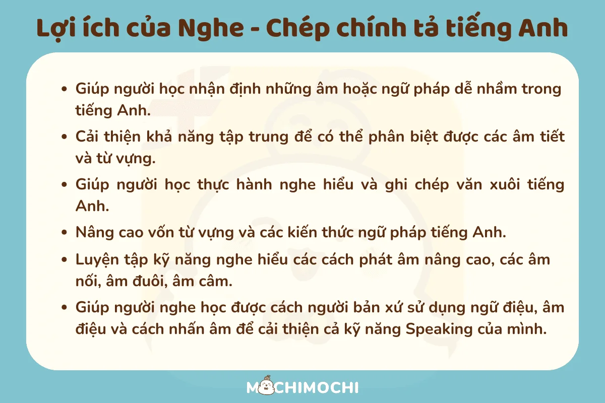 nghe chép chính tả