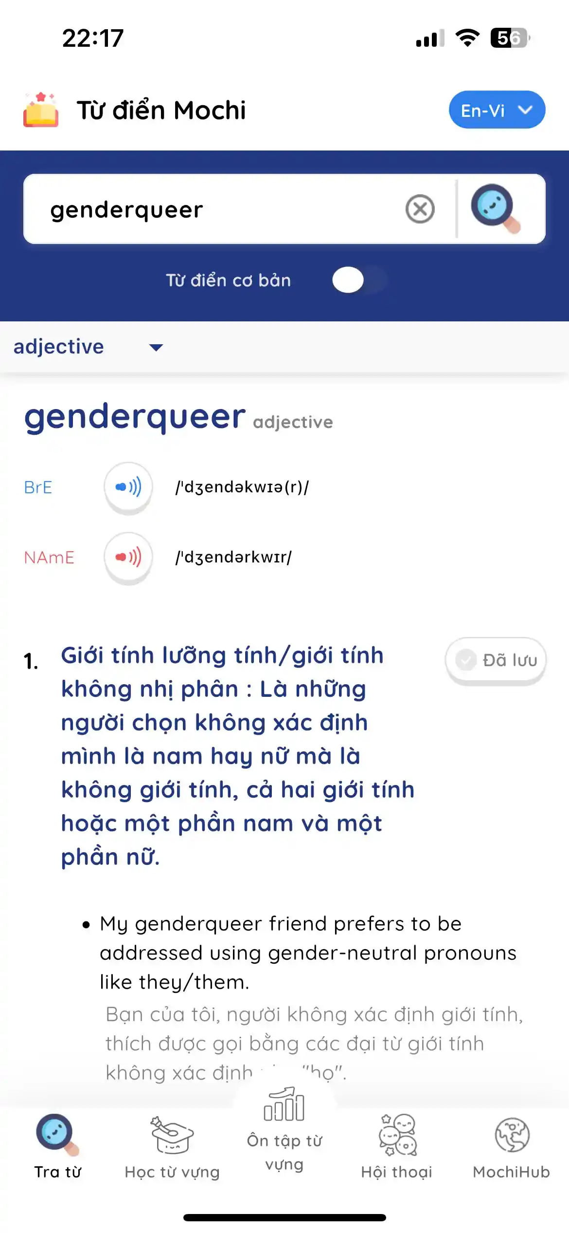 non binary lưu từ