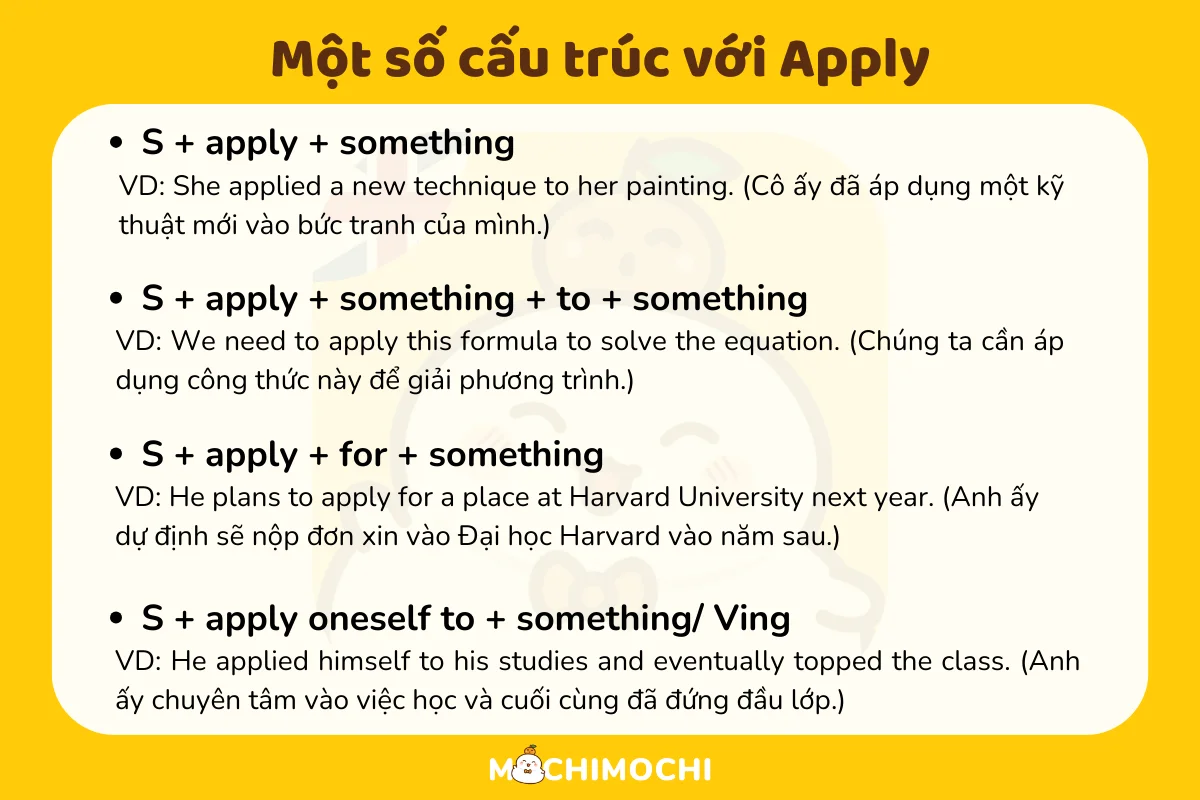 apply đi với giới từ gì