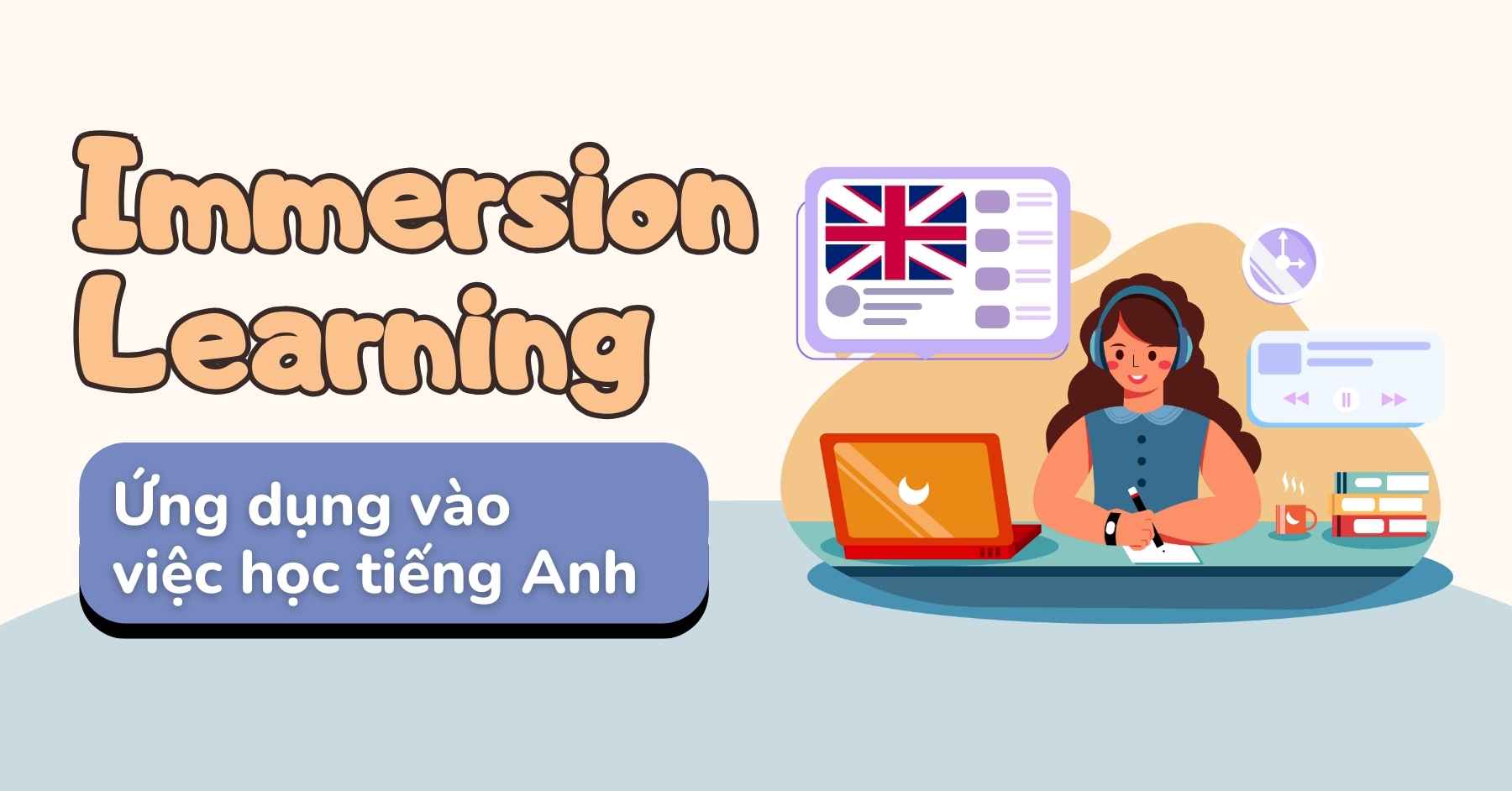 Immersion Learning: Ứng dụng vào việc học tiếng Anh