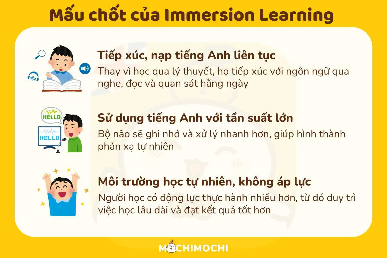 immersion learning 
