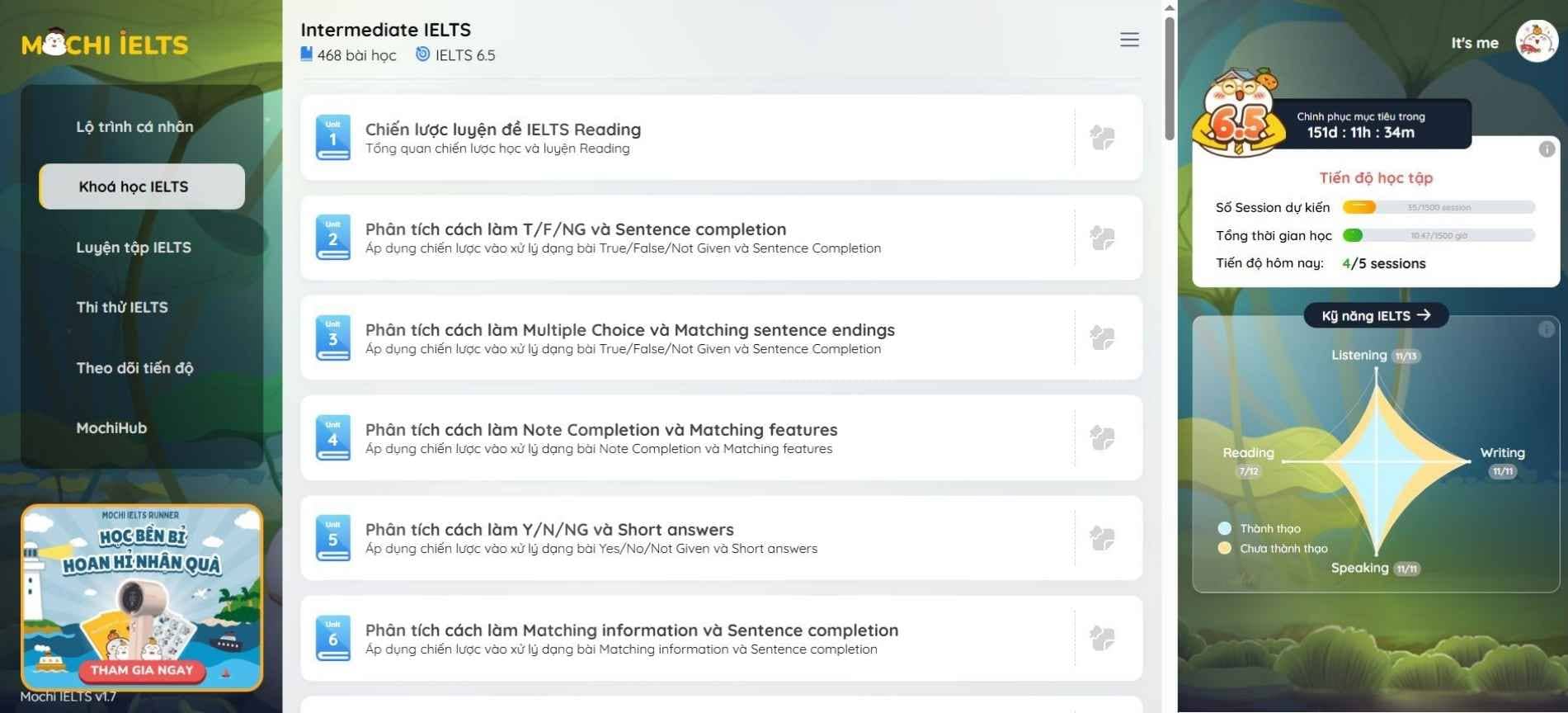khoá inter ielts