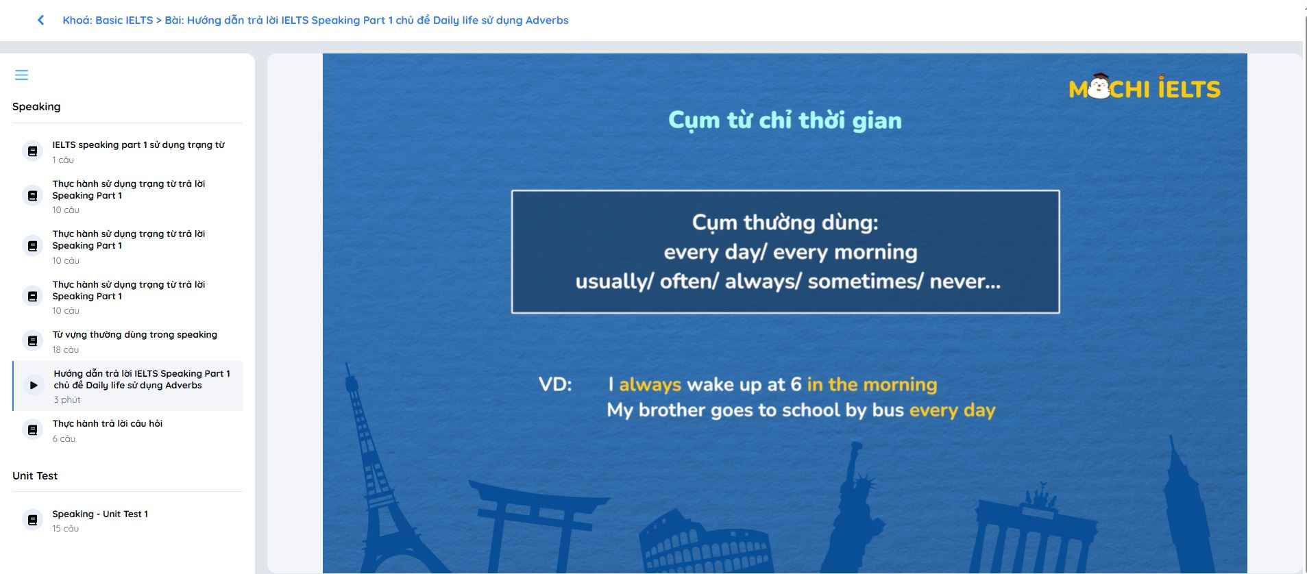 bài giảng speaking