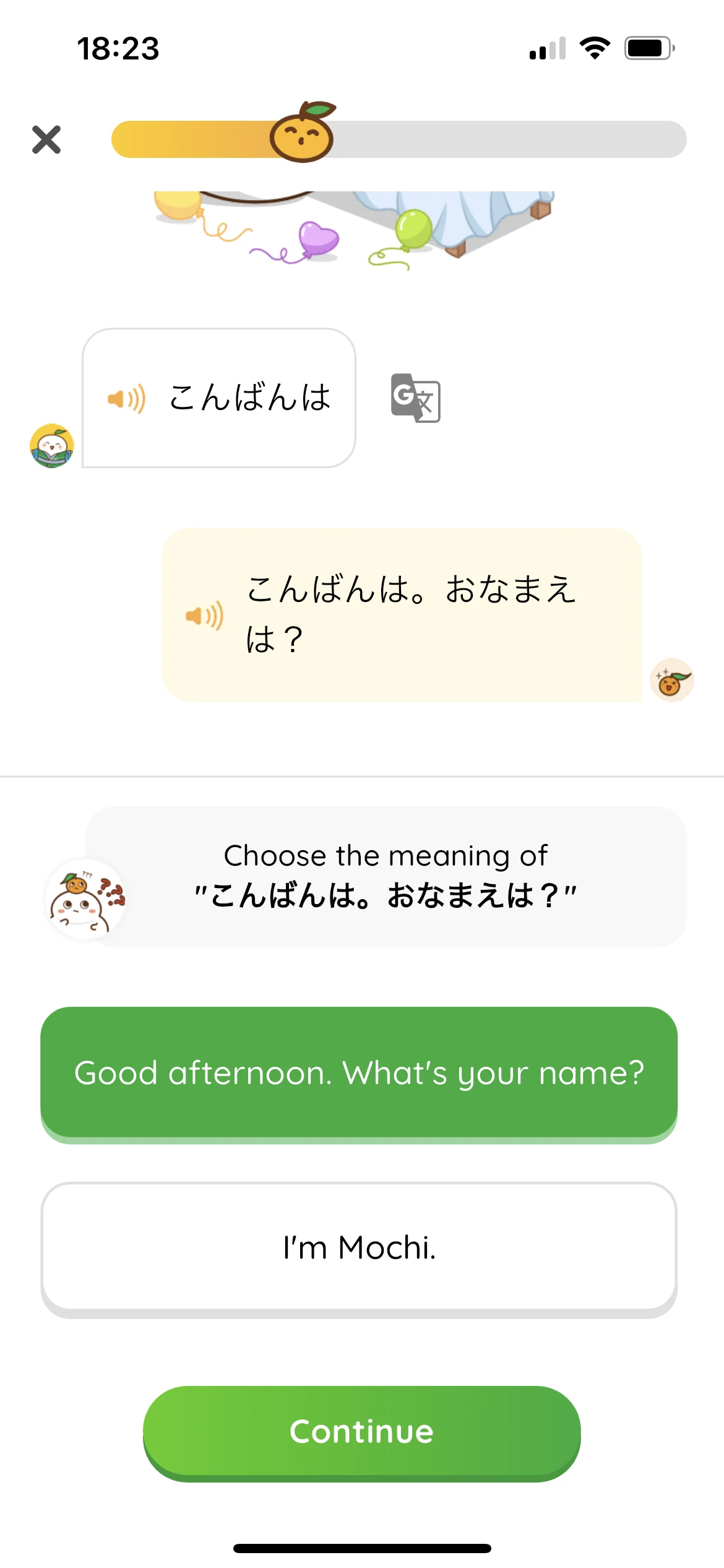 Learning Japanese phrases